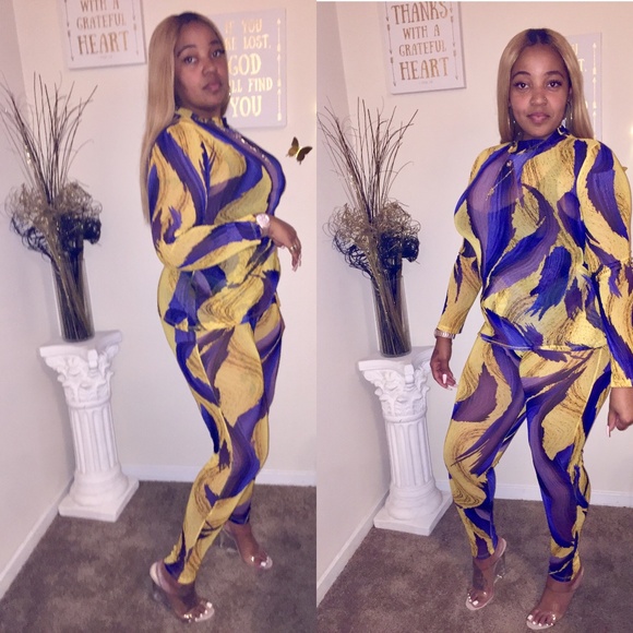 Yellow 2pc set - Picture 1 of 1